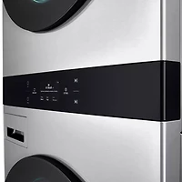 5 Cu. Ft. Washer/7.4 Cu. Ft. Electric Dryer Smart WashTower - Noble Steel