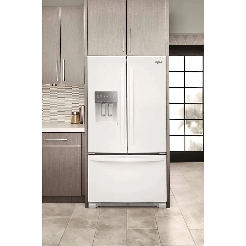 24.7 Cu. Ft. White French Door Refrigerator