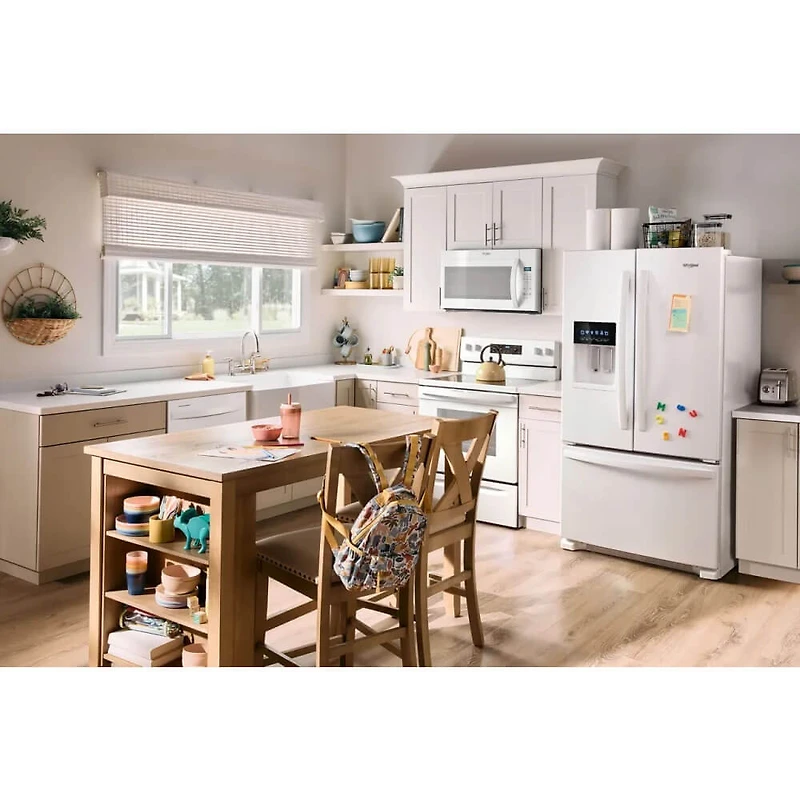 24.7 Cu. Ft. White French Door Refrigerator