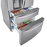 29.5 Cu. Ft. Stainless 4-Door French Door Smart Refrigerator