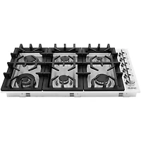 36 inch Stainless 6 Burner Gas Cooktop