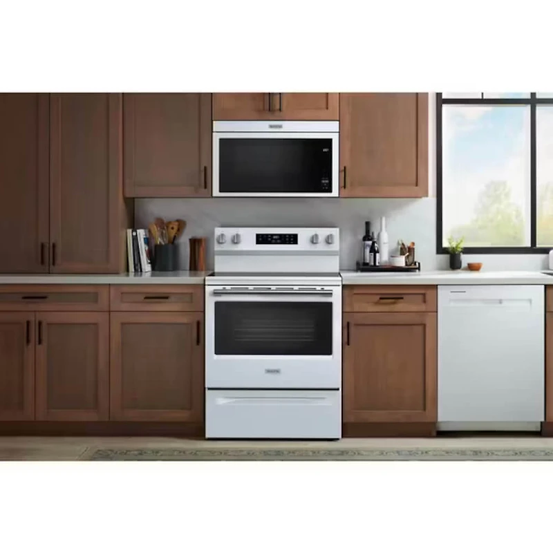 5.3 Cu. Ft. White Freestanding Electric Range