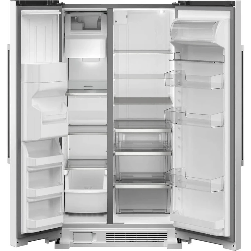 24.5 Cu. Ft. White 2-Door Side-by-Side Refrigerator