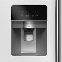 24.5 Cu. Ft. White 2-Door Side-by-Side Refrigerator