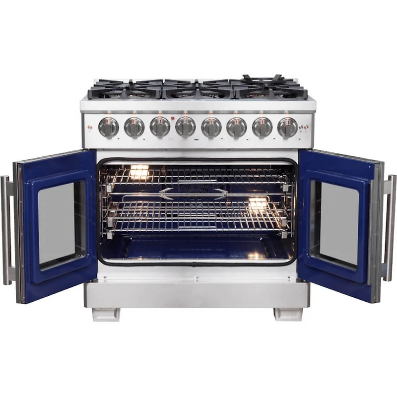 5.36 Cu. Ft. Stainless Freestanding Dual-Fuel Gas Range
