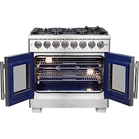 5.36 Cu. Ft. Stainless Freestanding Dual-Fuel Gas Range