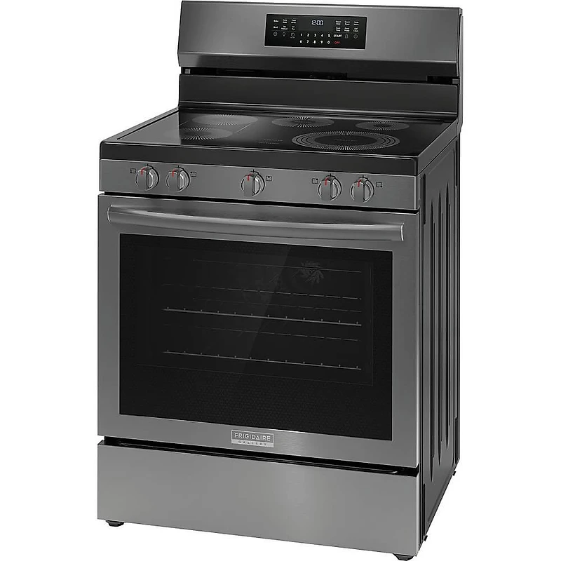 5.3 Cu. Ft. Black Stainless Freestanding Smoothtop Electric Range
