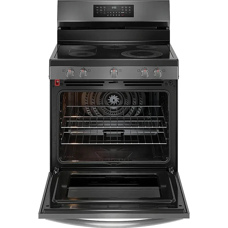 5.3 Cu. Ft. Black Stainless Freestanding Smoothtop Electric Range