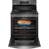 5.3 Cu. Ft. Black Stainless Freestanding Convection Electric Range