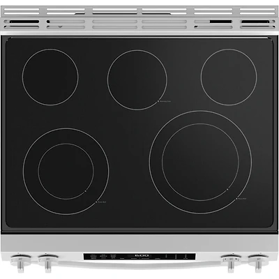 5.3 Cu. Ft. White Slide-In Smoothtop Smart Electric Range