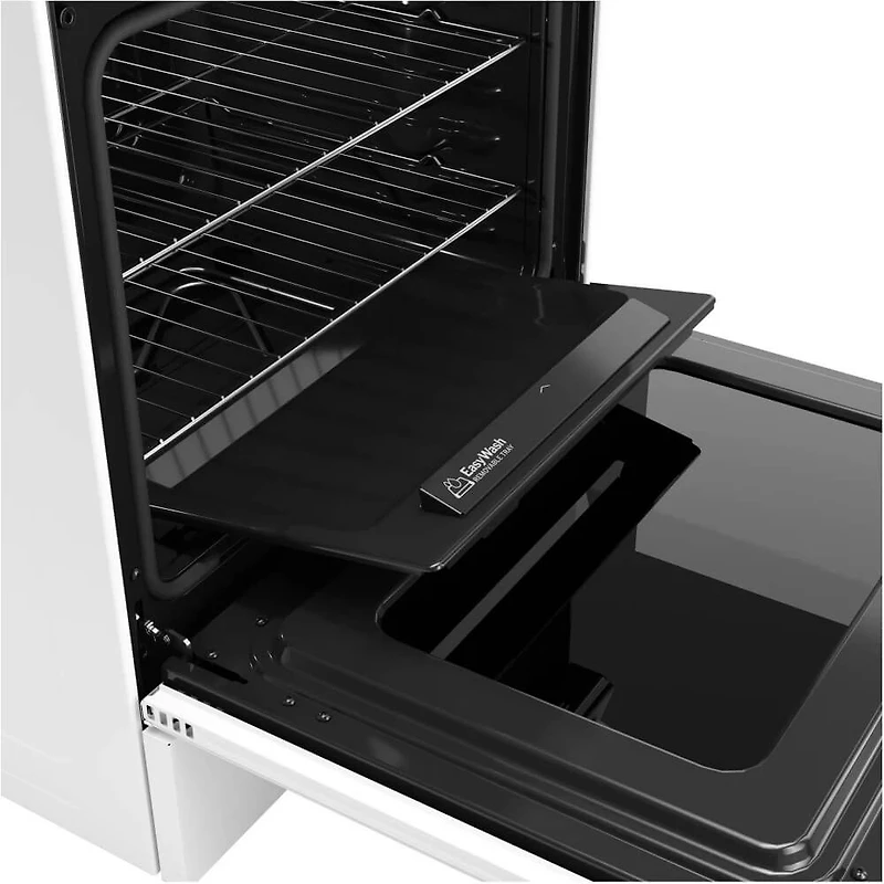 5.3 Cu. Ft. White Slide-In Smoothtop Smart Electric Range