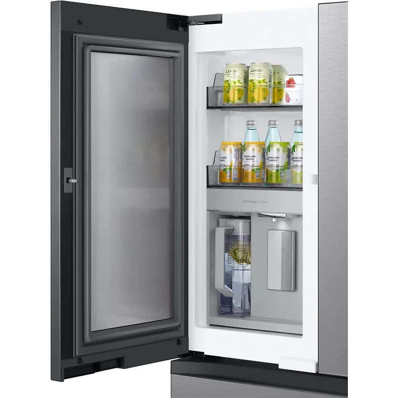 23 Cu. Ft. Stainless Counter-Depth 4-Door French Door Refrigerator
