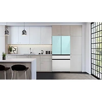 23 Cu. Ft. Stainless Counter-Depth 4-Door French Door Refrigerator