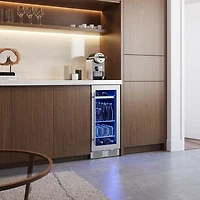 3.4 Cu. Ft. Stainless Built-In Beverage Cooler