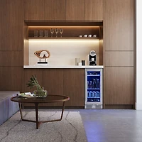 3.4 Cu. Ft. Stainless Built-In Beverage Cooler