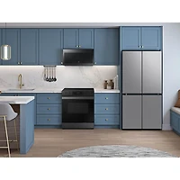 22.5 Cu. Ft. Bespoke Stainless 4-Door French Door Counter Depth Refrigerator