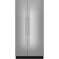 42 inch RISE Fully Integrated Stainless Built-In Side-By-Side Refrigerator Panel Kit