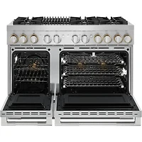 6.3 Cu. Ft. Stainless Dual Fuel Freestanding Gas Range