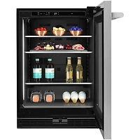 5.2 Cu. Ft. Stainless Built-In Undercounter Refrigerator