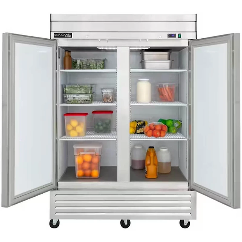 42 Cu. Ft. Stainless Commercial Reach-In Refrigerator 