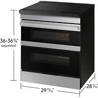 6.3 Cu. Ft. Flex Duo Stainless Slide-In Induction Smart Electric Range