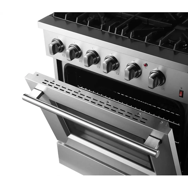4.32 Cu. Ft. Stainless Dual Fuel Freestanding Range