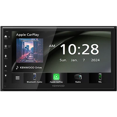 6.8 inch Digital Multimedia Bluetooth Receiver with Apple CarPlay and Android Auto