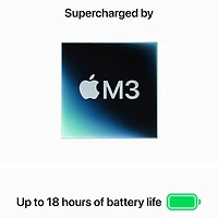 13 inch MacBook Air - M3 - 16GB/256GB - macOS (Early 2024, Midnight Blue)