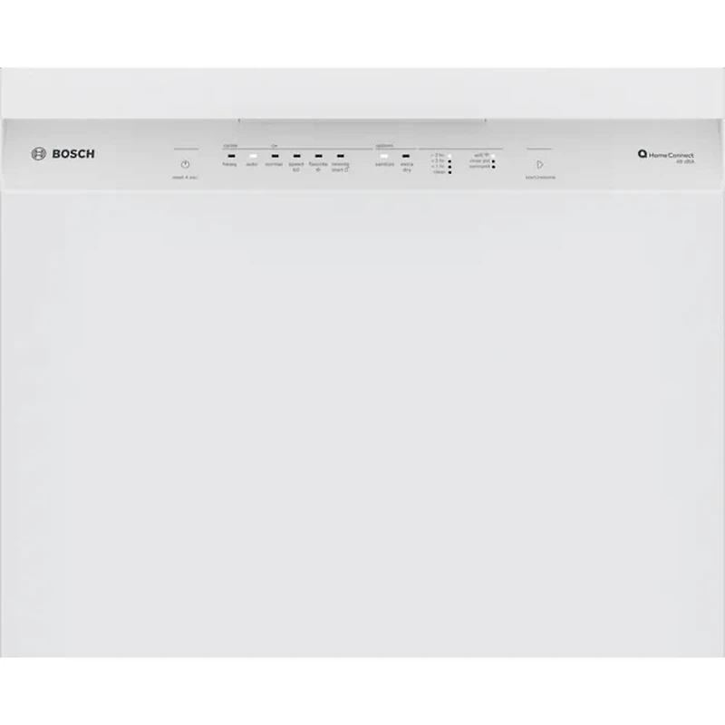 48 dBA White Full Console Built-In Smart Dishwasher