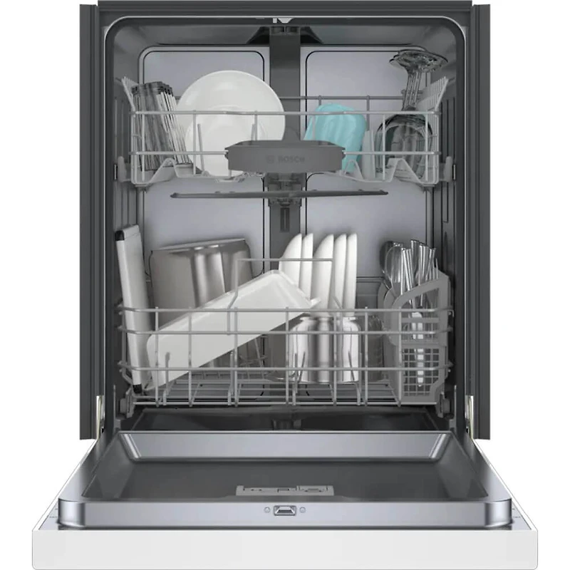 48 dBA White Full Console Built-In Smart Dishwasher