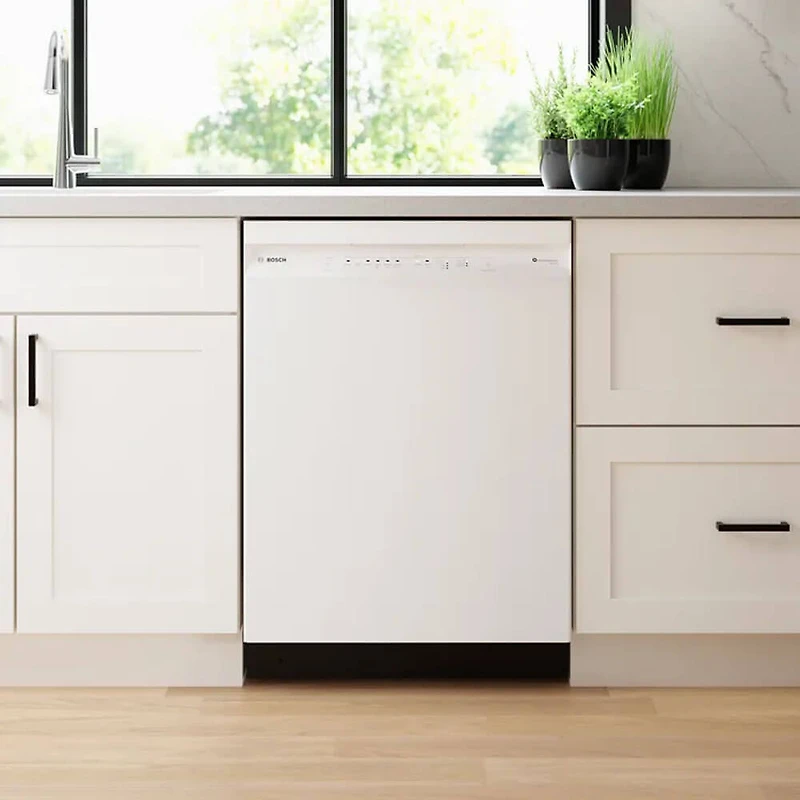 48 dBA White Full Console Built-In Smart Dishwasher