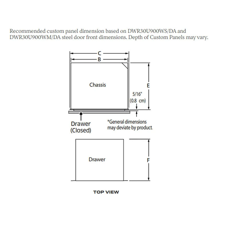 30 inch Panel Ready Warming Drawer