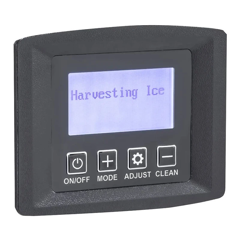 24 inch Half Cube Undercounter Ice Machine - Stainless/Black