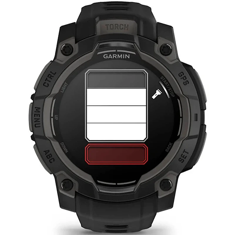 Instinct 3 AMOLED 45mm Smart Watch - Black