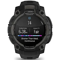 Instinct 3 AMOLED 45mm Smart Watch - Black