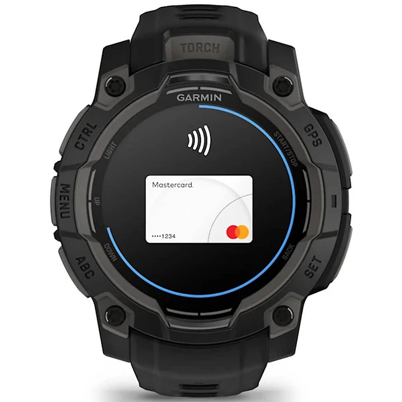 Instinct 3 AMOLED 45mm Smart Watch - Black