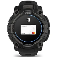 Instinct 3 AMOLED 45mm Smart Watch - Black