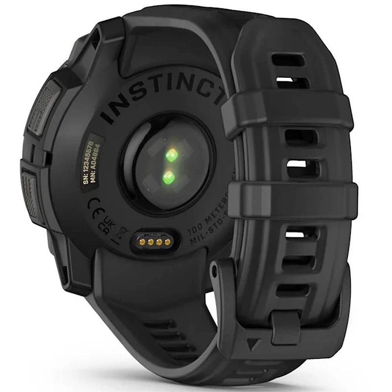 Instinct 3 AMOLED 45mm Smart Watch - Black