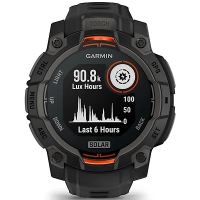 Instinct 3 Solar 45mm Smart Watch - Black