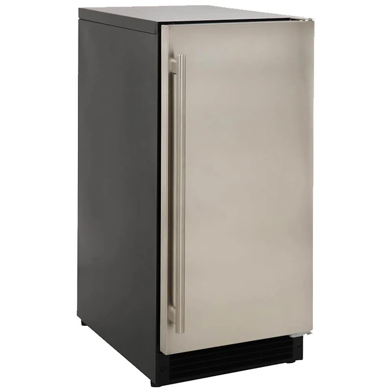 15 inch Undercounter Freestanding Cube Ice Machine - Stainless