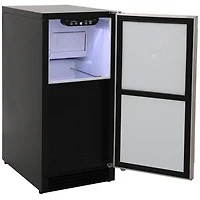 15 inch Undercounter Freestanding Cube Ice Machine - Stainless