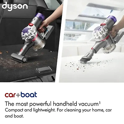 Car And Boat Handheld Cordless Vacuum - Purple/Silver