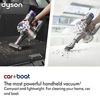 Car And Boat Handheld Cordless Vacuum - Purple/Silver