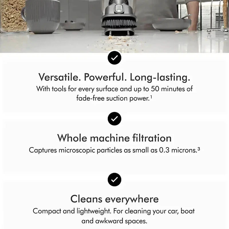 Car And Boat Handheld Cordless Vacuum - Purple/Silver