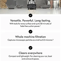 Car And Boat Handheld Cordless Vacuum - Purple/Silver