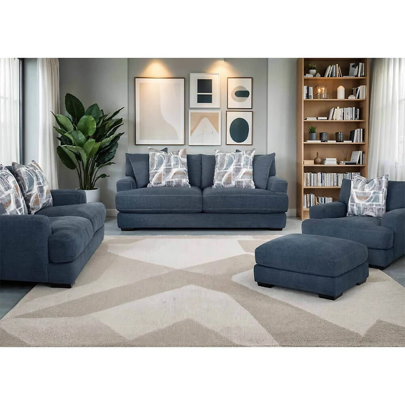 Camden Loveseat - Genius Storm