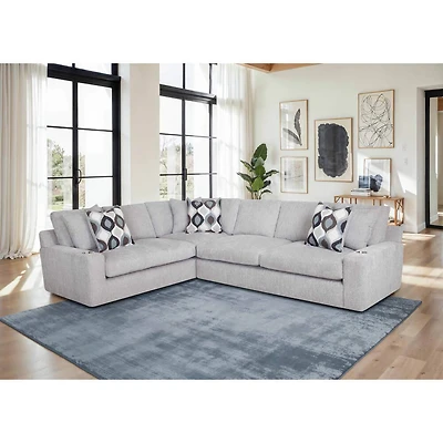 Venus Collection 2-Piece Sectional - Blast N Dove