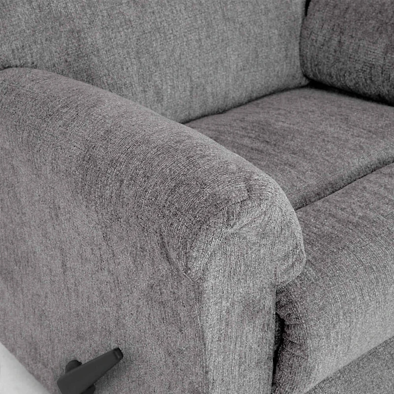 Harvey Fabric Rocker Recliner - Contend Ash