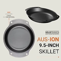 inch AUS-ION Lightning Oven-To-Table Dual Handle Wrought Iron Pan