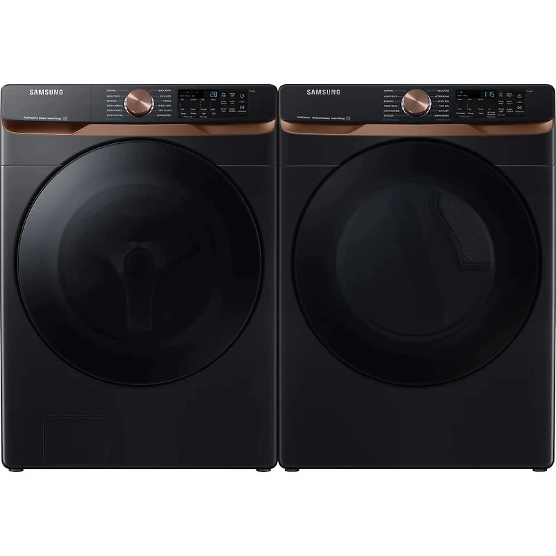 7.5 Cu. Ft. Brushed Black Front Load Smart Electric Dryer